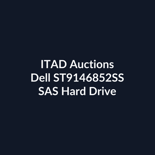 Dell ST9146852SS 146GB 2.5 Inch 6Gb/s SAS 15K RPM Enterprise Hard Drive – Pre-Owned | ITAD Auctions