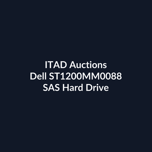 Dell ST1200MM0088 2.5 Inch 1.2TB 10K RPM 12Gb/s SAS  Enterprise Hard Drive – Pre-Owned | ITAD Auctions