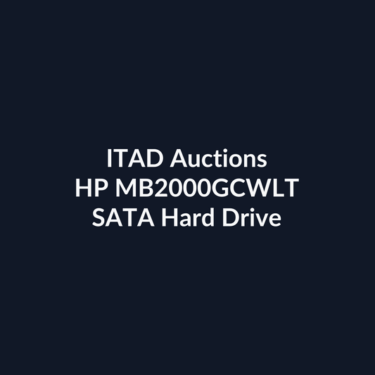 HP MB2000GCWLT 3.5-Inch 2TB 7.2K RPM SATA 6Gb/s Hard Drive - Pre-Owned | ITAD Auctions
