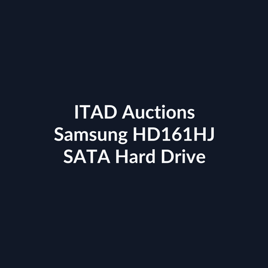 Samsung HD161HJ 3.5-Inch 160GB 7200RPM SATA 3Gb/s Hard Drive - Pre-Owned | ITAD Auctions