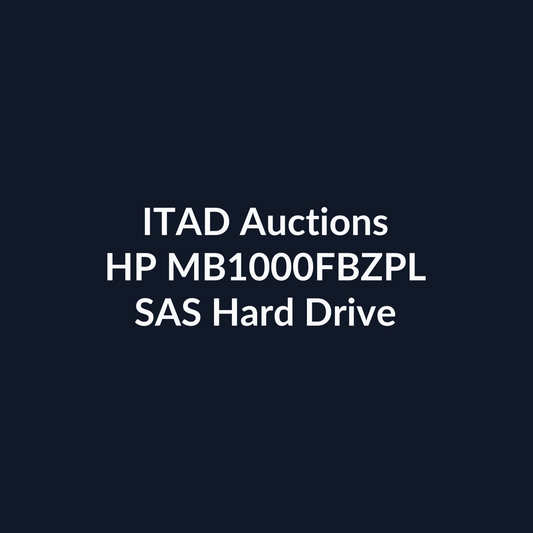 HP MB1000FBZPL 3.5 Inch 1TB 6Gb/s SAS 7.2K RPM Enterprise Hard Drive – Pre-Owned | ITAD Auctions