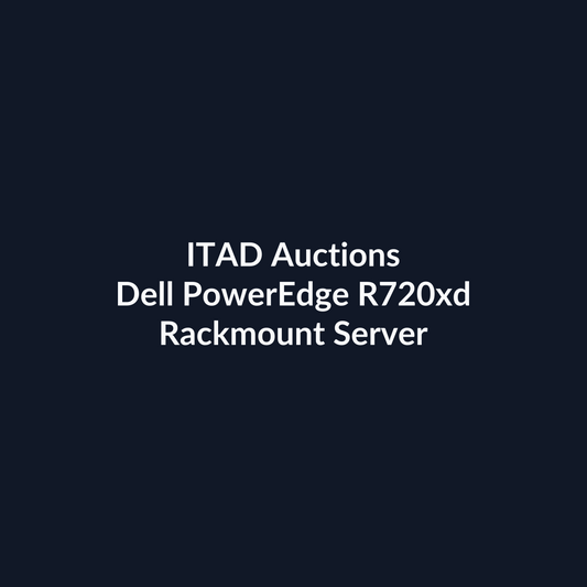 Dell PowerEdge R720xd 2U Rackmount Server – 12 LFF – 2 x Intel Xeon E5-2620 – 8GB DDR3 – 4 x 2TB SAS + 1 x 1TB SAS – No RAID – Broadcom BCM5720 – 2 x 750W – 4 x Blanks – Refurb | ITAD Auctions