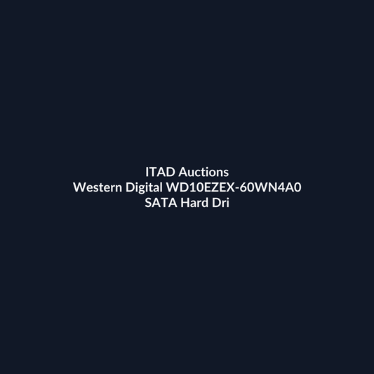 Western Digital WD10EZEX-60WN4A0 3.5 Inch 1TB  6Gb/s SATA 7.2K RPM Desktop Hard Drive – Pre-Owned | ITAD Auctions