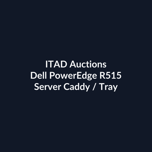 Dell PowerEdge R515 2U Rackmount Server – 12 x SFF – AMD Opteron 4234 – 32GB DDR3 – No HDD - No RAID – Broadcom BCM5716 – 2 x 750W – 11 x Caddies – 1 x Blank – Refurb | ITAD Auctions