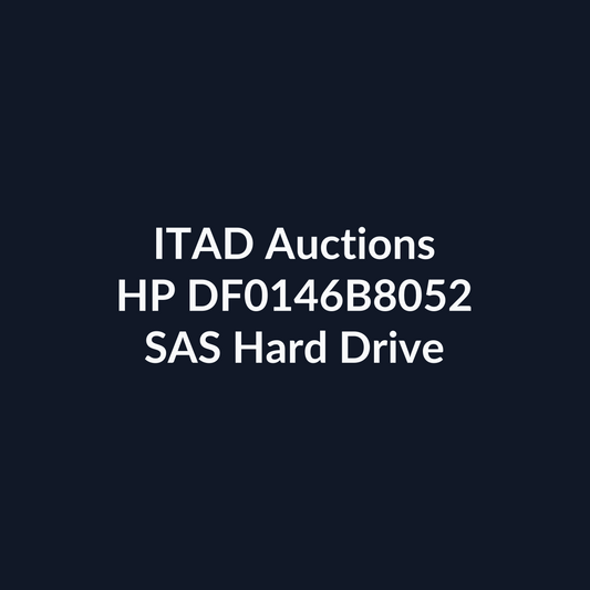 HP DF0146B8052 3.5 Inch 146GB SAS 15K RPM Enterprise Hard Drive – Pre-Owned | ITAD Auctions