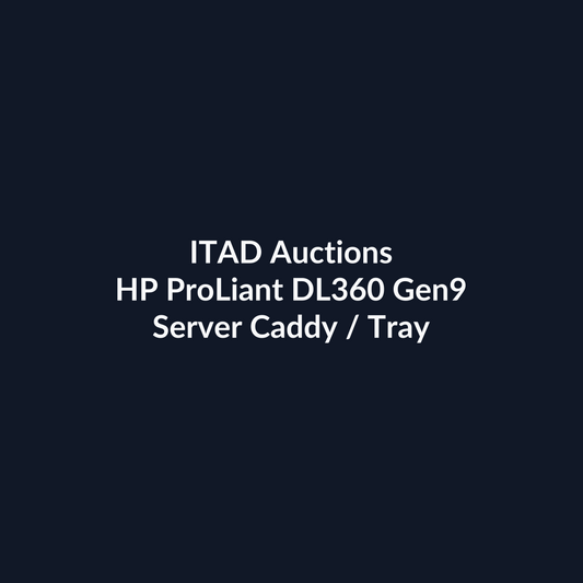 HP ProLiant DL360 Gen9 1U Rackmount Server – 8 SFF – 2 x Xeon E5-2697 v3 – 64GB DDR4 – No HDD – No RAID – Broadcom BCM5719 – 2 x 800W – 6 x Blank – Refurb | ITAD Auctions