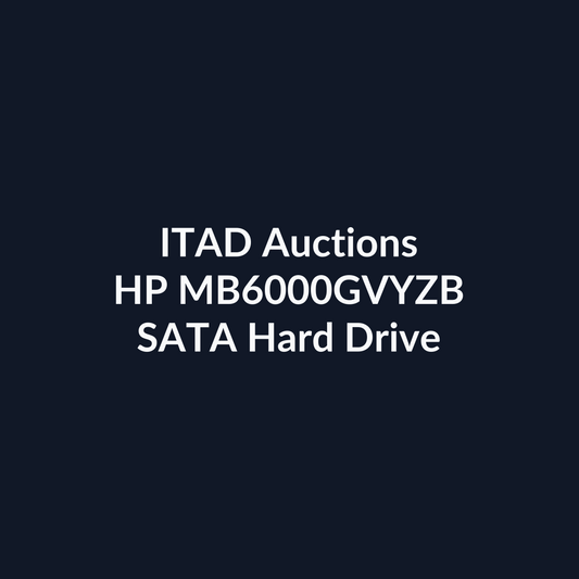HP MB6000GVYZB 3.5 Inch 6TB 7.2K RPM SATA Hard Drive – Pre-Owned | ITAD Auctions