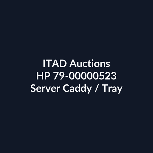 HP 79-00000523 3.5 Inch SAS/SATA Hot Swap Caddy Tray – Pre-Owned | ITAD Auctions