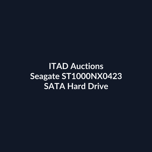 Seagate ST1000NX0423 2.5 Inch 1TB 7.2K RPM SATA 6Gb/s Enterprise Hard Drive – Pre-Owned | ITAD Auctions