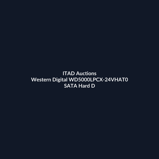 Western Digital WD5000LPCX-24VHAT0 2.5 Inch 500GB 6Gb/s 5400RPM SATA Hard Drive – Pre-Owned | ITAD Auctions
