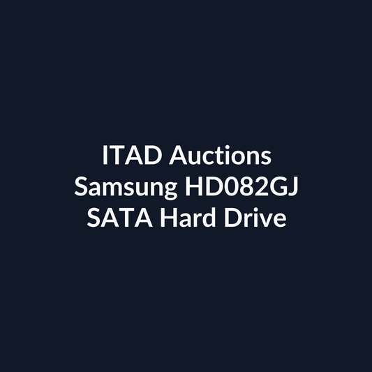 Samsung HD082GJ 3.5 Inch 80GB 7200 RPM SATA Hard Drive – Pre-Owned | ITAD Auctions