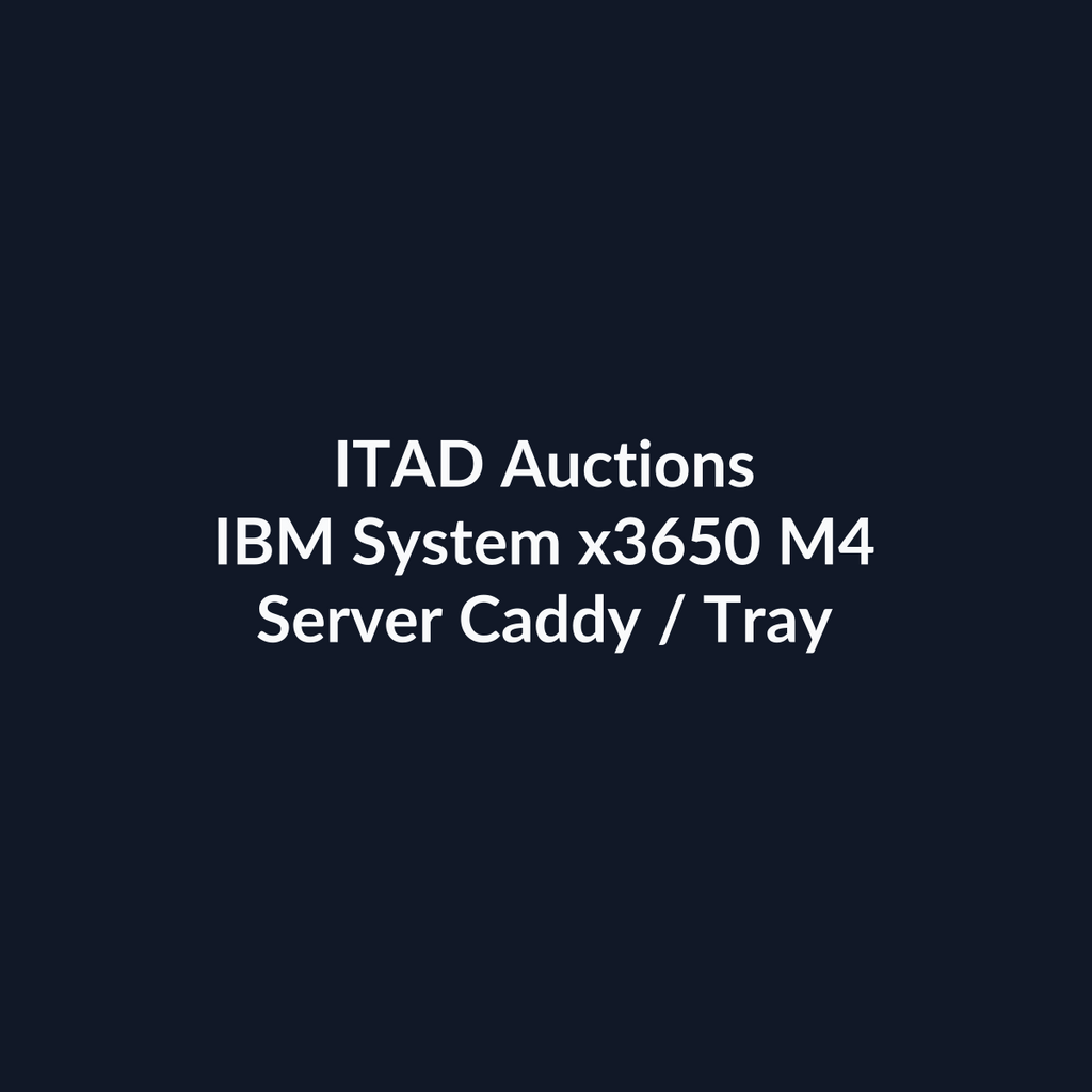 IBM System x3650 M4 2U Rackmount Server – 8 SFF – 2 x Xeon E5-2620 v2 – 320GB DDR3 – No HDD – No RAID – Intel I350 – 2 x 550W – 7 x Blank – Refurb | ITAD Auctions