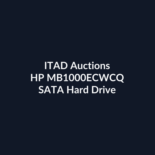 HP MB1000ECWCQ 3.5-Inch 1TB 7.2K RPM SATA 3Gb/s Hard Drive - Pre-Owned | ITAD Auctions