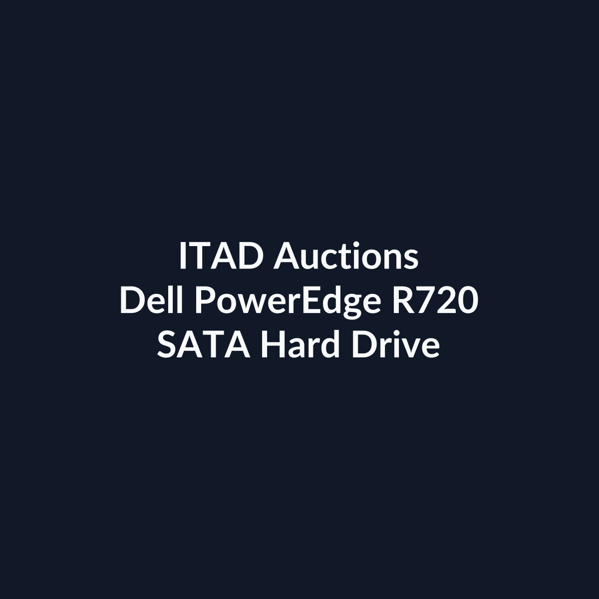 Dell PowerEdge R720 2U Rackmount Server – 8 x LFF – 16GB DDR3 – 8 x 4TB SATA HDD – No RAID – Broadcom BCM5720 – 2 x 750W – Refurb | ITAD Auctions