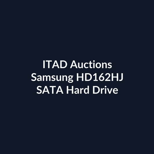Samsung HD162HJ 3.5 Inch 160GB 7200 RPM SATA 3Gb/s Hard Drive – Pre-Owned | ITAD Auctions