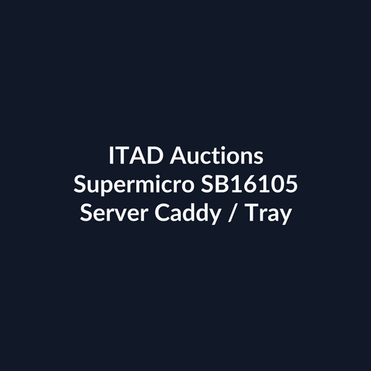 Supermicro SB16105 2.5 Inch Hot-Swap SAS/SATA Hard Drive Tray Caddy – Pre-Owned | ITAD Auctions