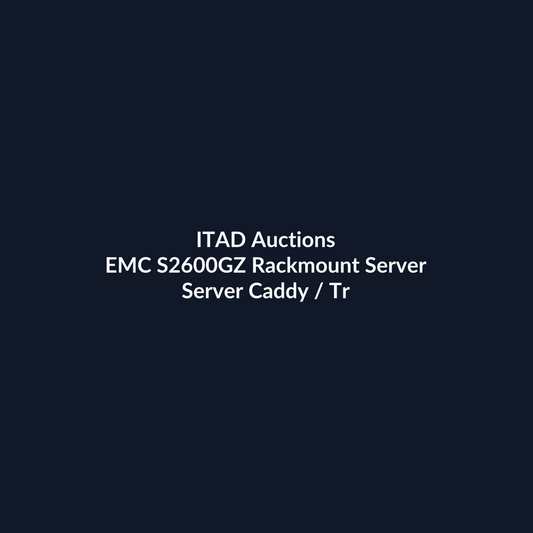 EMC S2600GZ Rackmount Server – 12 LFF – 2 x Intel Xeon E5-2650 v2 – 32GB DDR3 – 2 x 1TB SAS HDD – No RAID – Intel I350 – 2 x 750W – 10 x Blanks – Refurb | ITAD Auctions