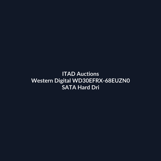 Western Digital WD30EFRX-68EUZN0 3.5 Inch 3TB SATA 5400 RPM WD Red Plus NAS Hard Drive – Pre-Owned | ITAD Auctions