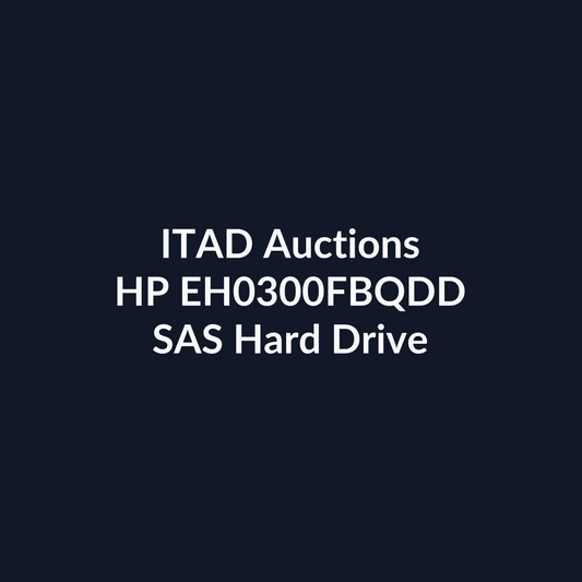 HP EH0300FBQDD 2.5 Inch 300GB 15K 6Gb/s SAS Hard Drive - Pre-Owned | ITAD Auctions