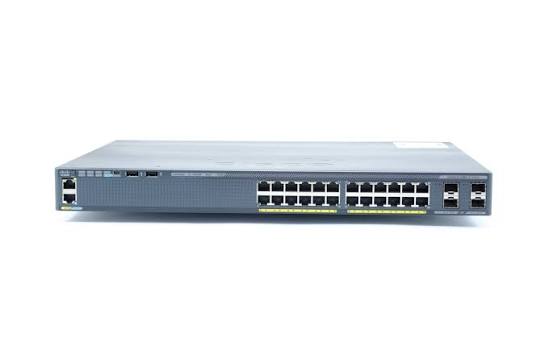 Cisco WS-C2960X-24PS-L 24-Port Gigabit PoE+ Managed Switch with 4 SFP Uplinks – Used