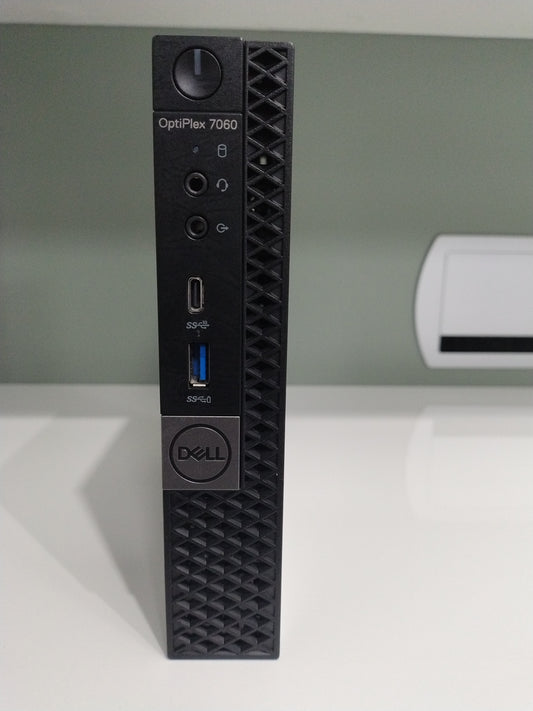 DELL OPTIPLEX 7060 TINY OFFICE COMPUTER - I5-8500T - 16GB DDR4 - 256GB NVME - WIN11PRO - ONE NON FUNCTIONAL USB PORT - Used