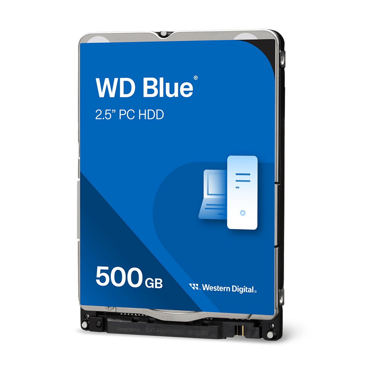 Western Digital WD5000LPCX-24VHAT0 500GB 2.5 Inch 5.4K RPM SATA 6Gb/s Hard Drive – manufacturer stock photo